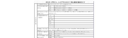 ポスターデザイン、レイアウトのコツ！初心者向け基本ガイド ①～⑦まとめ